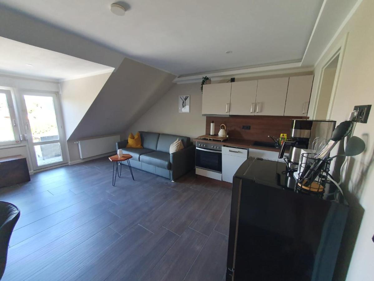 Neumuehler Hof- Ferienwohnung "Benjamin" Mit Grosser Privater Dachterasse Und Guter Anbindung In Die City Schwerin  Eksteriør billede