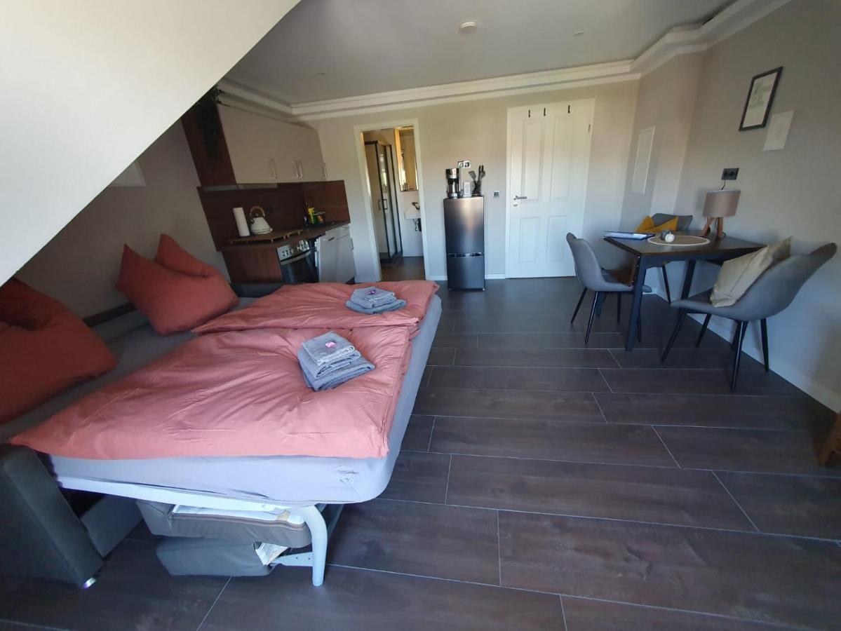 Neumuehler Hof- Ferienwohnung "Benjamin" Mit Grosser Privater Dachterasse Und Guter Anbindung In Die City Schwerin  Eksteriør billede